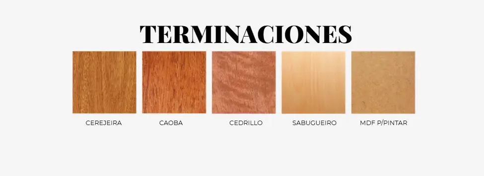 TERMINACIONES LÍNEA CLÁSICA
