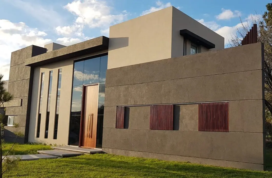 Aberturas de aluminio en vivienda del barrio privado La Soñada, Concepción del Uruguay